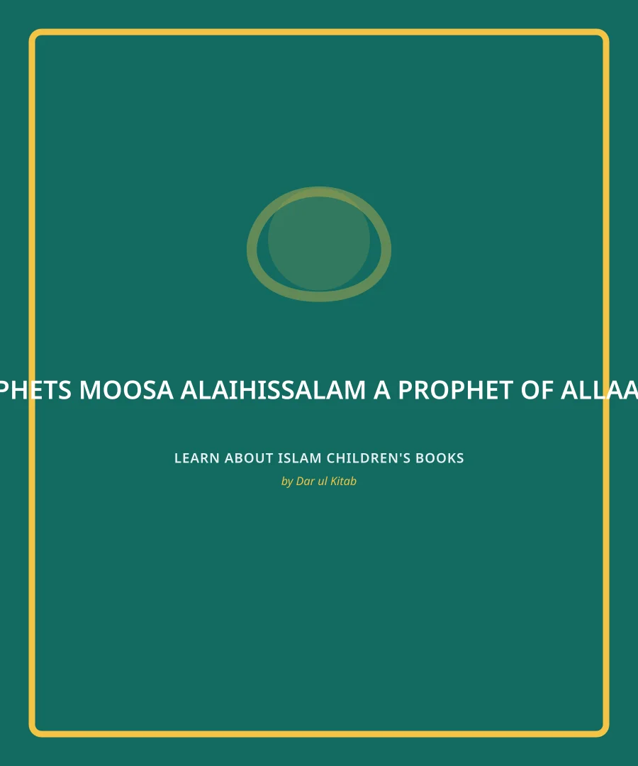 Cover of Moosa alaihissalam, a Prophet of Allaah Pt. 1