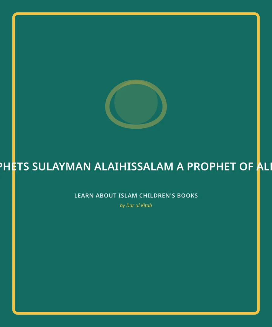 Cover of Sulayman alaihissalam, a Prophet of Allaah